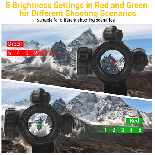 1x30mm Tactical Red Dot Reflex Sight Riflescope Airsoft-1
