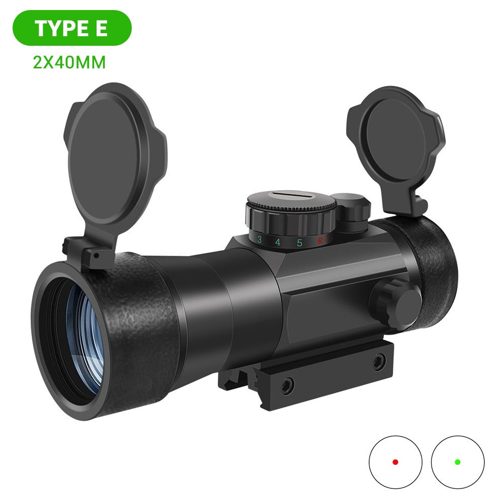 1x30/1x40/2x40 Red/Green Dot Sight Airsoft-11
