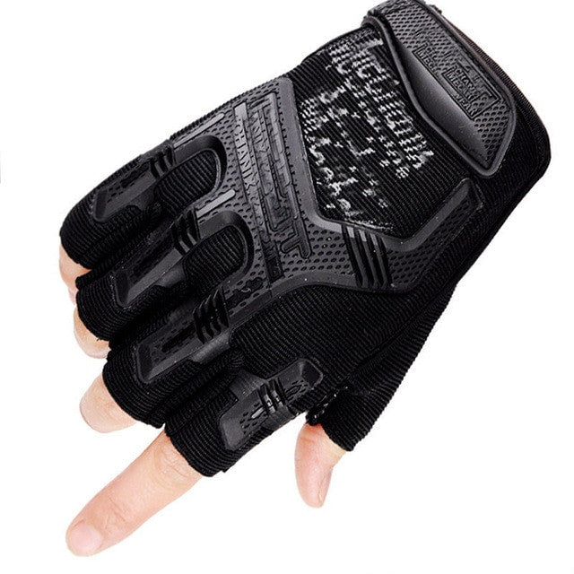 Tactical Military Gloves Half Finger Paintball Airsoft Gloves Protective Gear-9