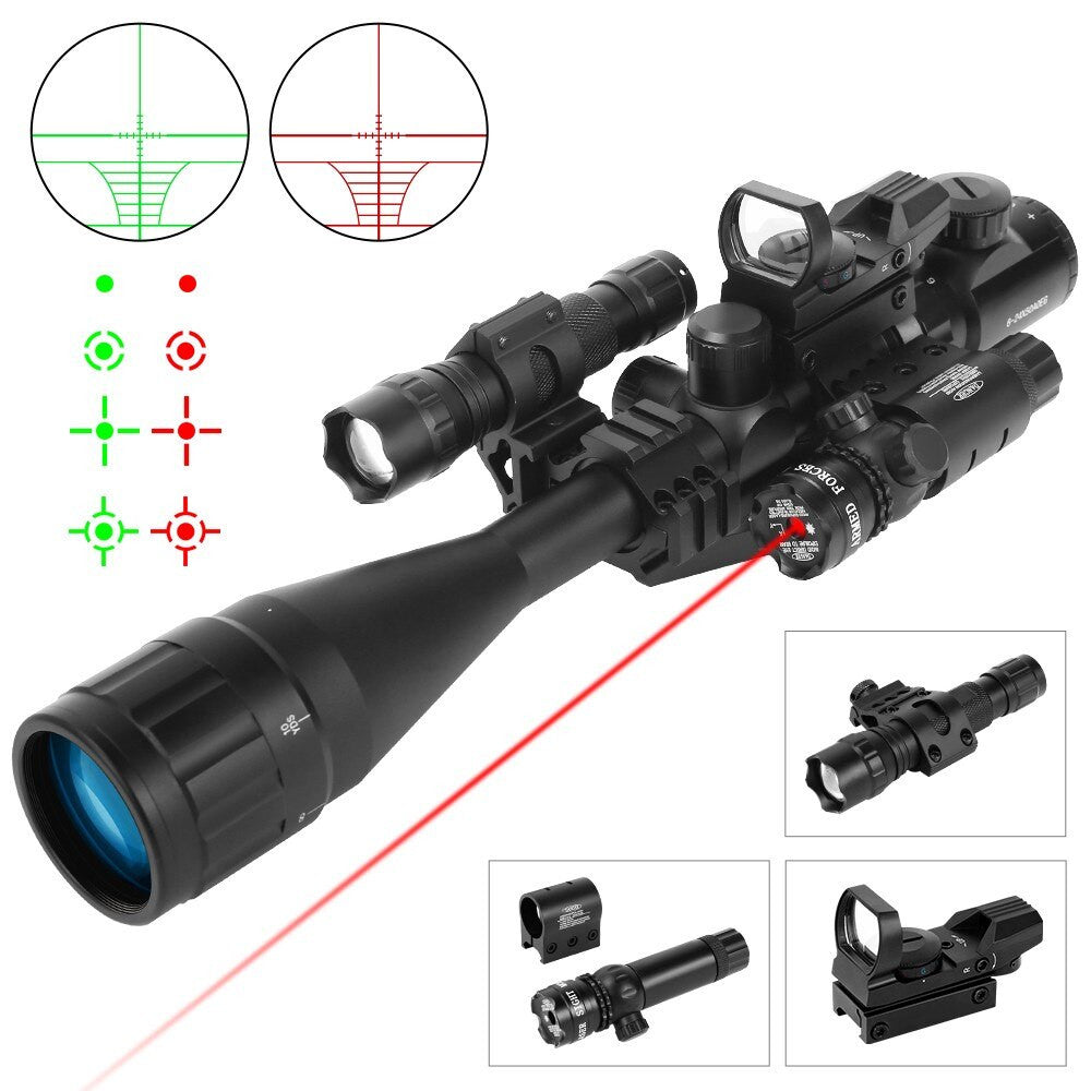6-24x50AO Tactical Riflescope Hunting Scopes Airsoft-8