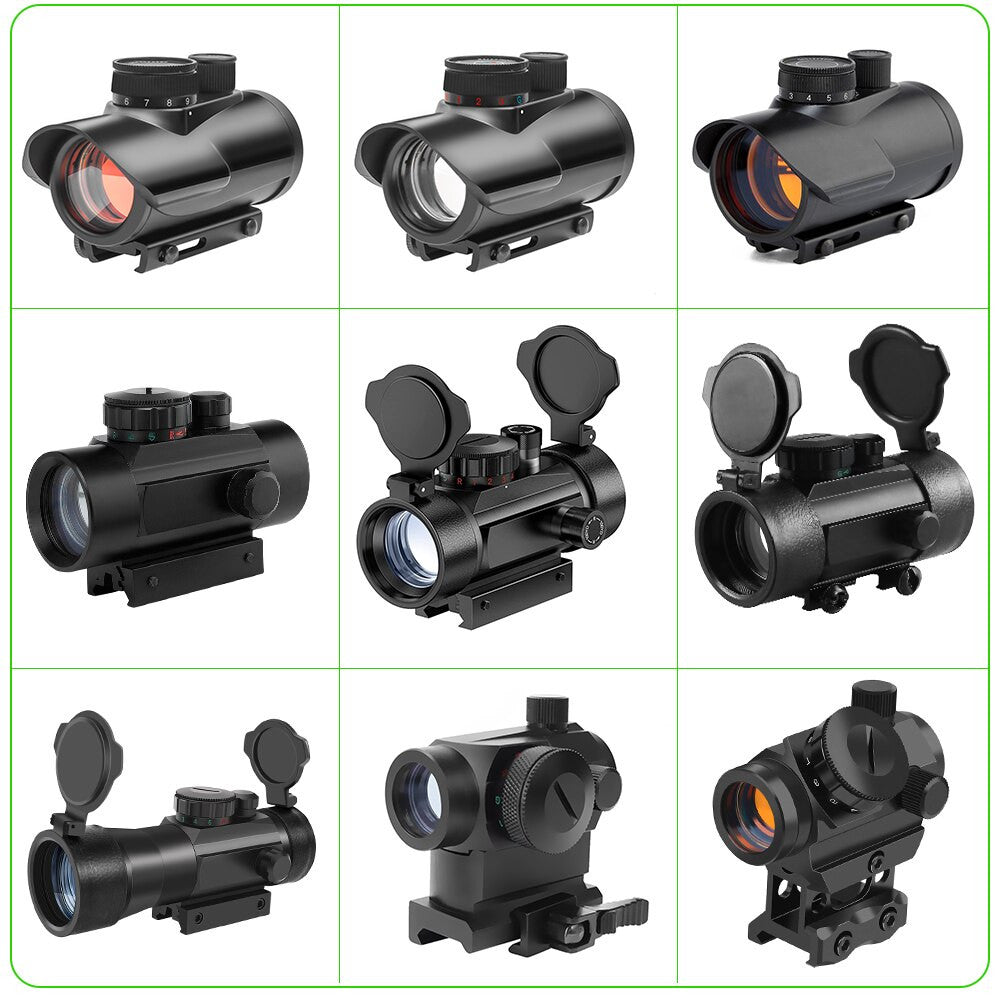 1x30/1x40/2x40 Red/Green Dot Sight Airsoft-0