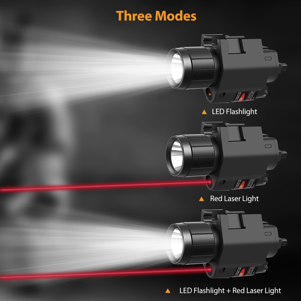 200 Lumens Tactical Gun Light Airsoft-5