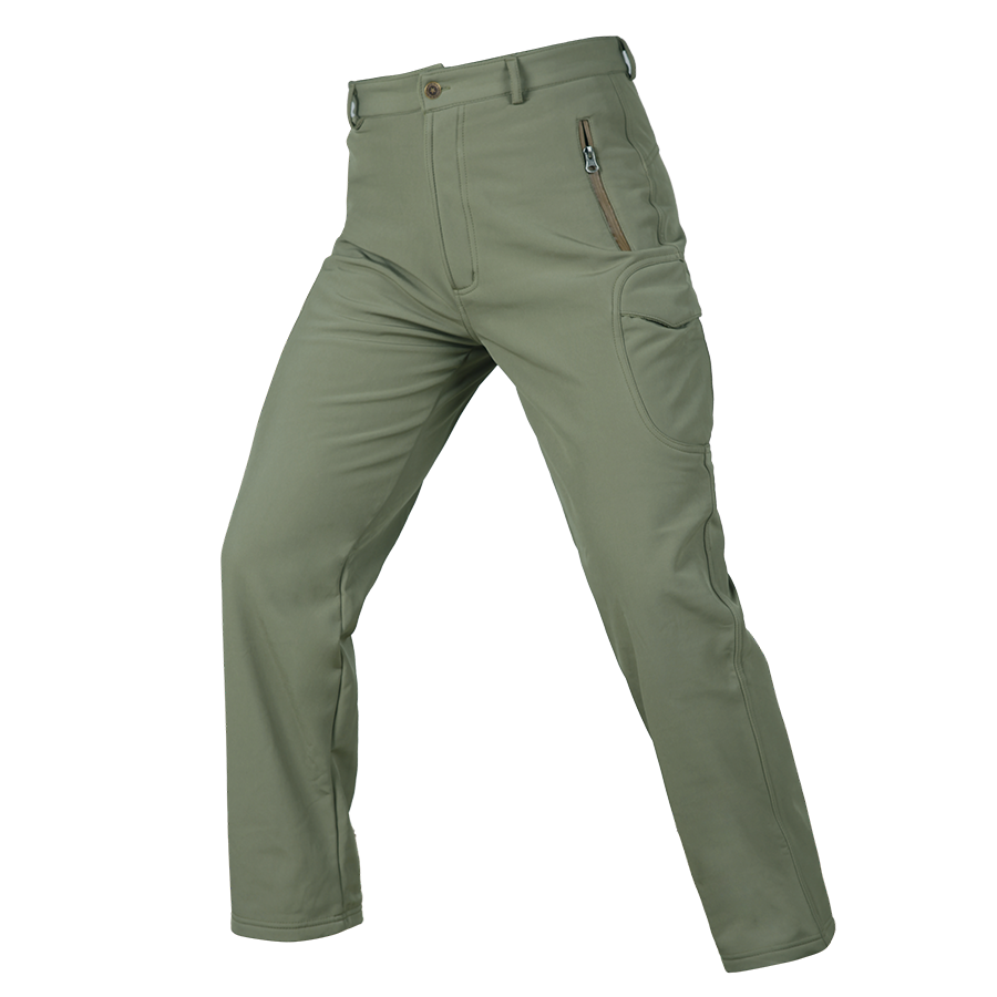 Winter Fleece Lined Softshell Tactical Pants for Ski Snowboard Outdoor-8