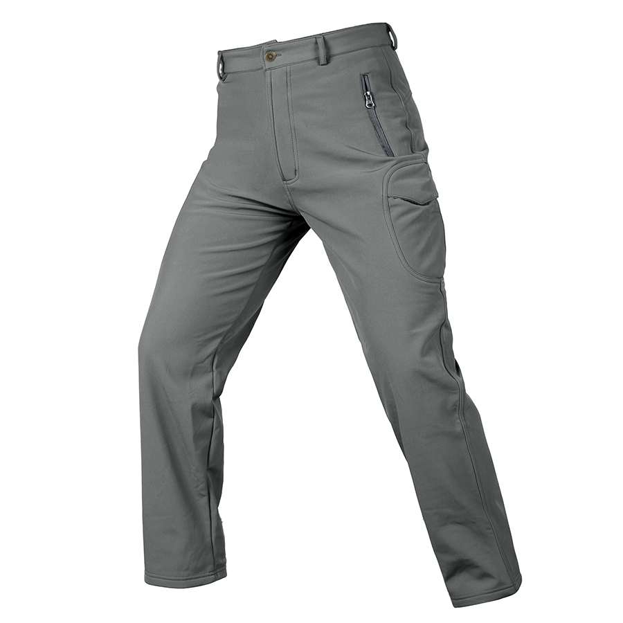 Winter Fleece Lined Softshell Tactical Pants for Ski Snowboard Outdoor-5