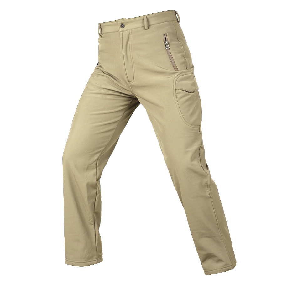 Winter Fleece Lined Softshell Tactical Pants for Ski Snowboard Outdoor-11