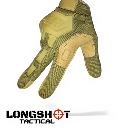 Longshot Tactical Airsoft Gloves With Knuckle Protection