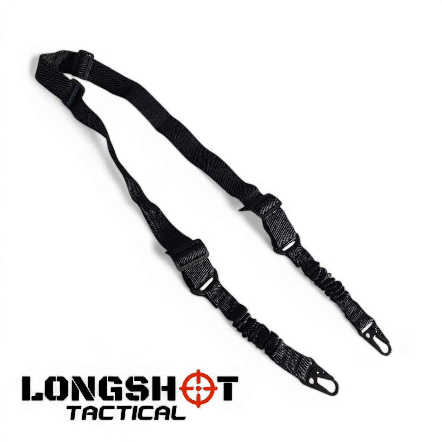 Longshot Tactical Airsoft Rifle Sling — Black