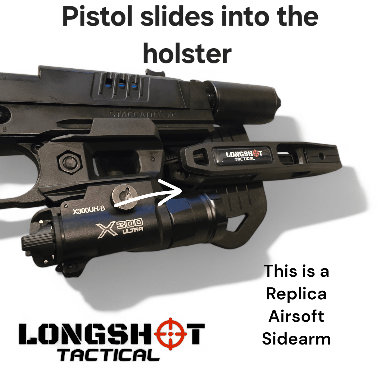 Universal Airsoft Pistol Holster - Longshot Tactical