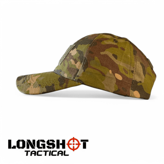 Longshot Tactical Baseball Cap Woodland Camo