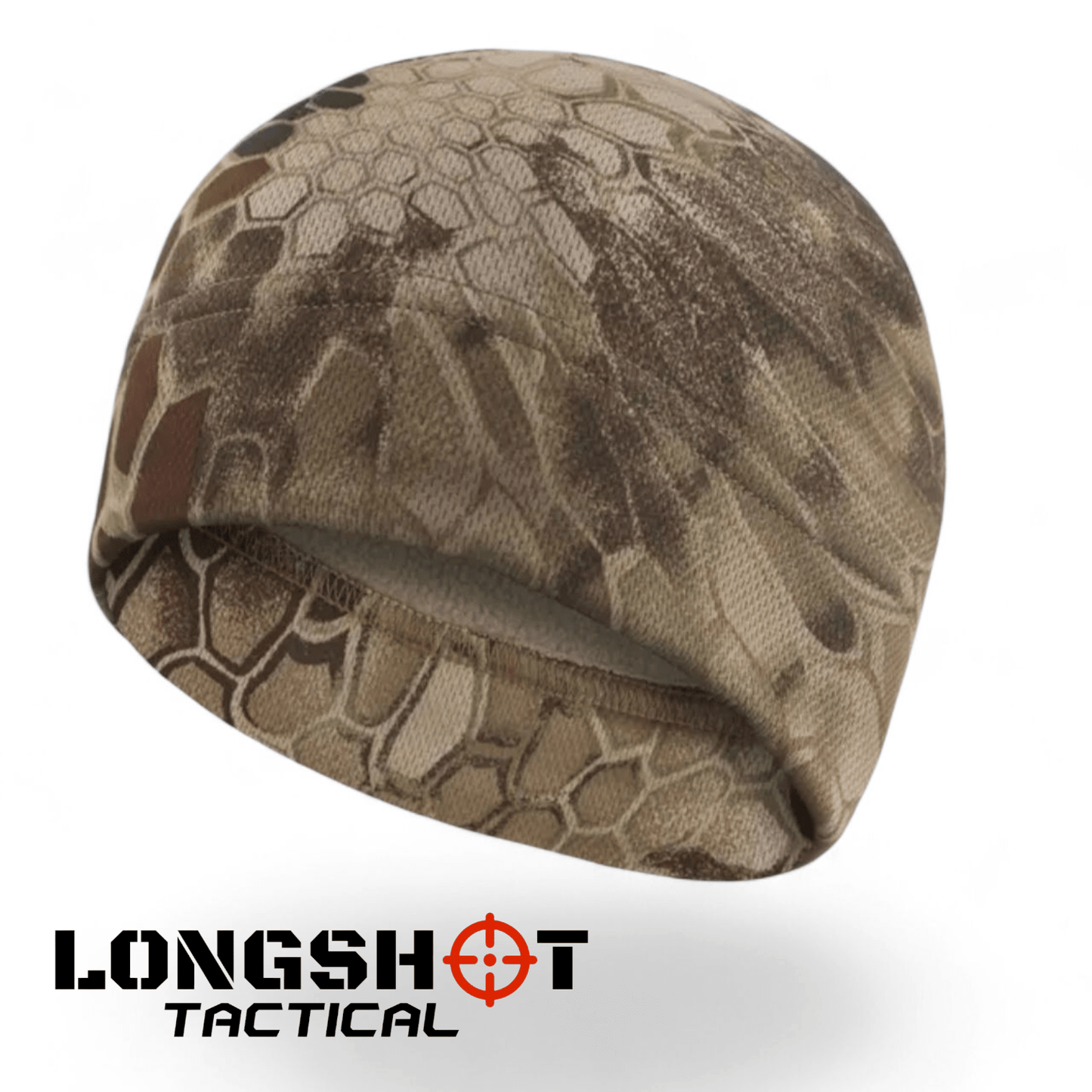 Longshot Tactical Beanie Hat - Reptile Brown Camo