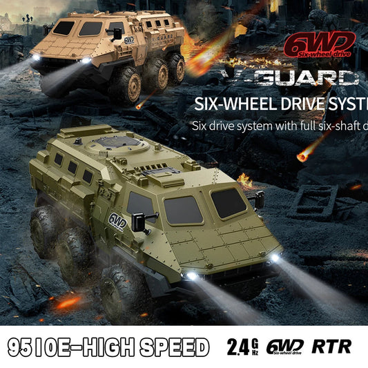 V-Guard 9510E6 1:16 6WD Multi Terrain Remote Controlled APC
