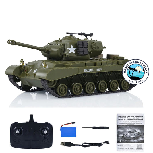 Heng Long Pershing M26 Remote Controlled Battle Tank 3841-02