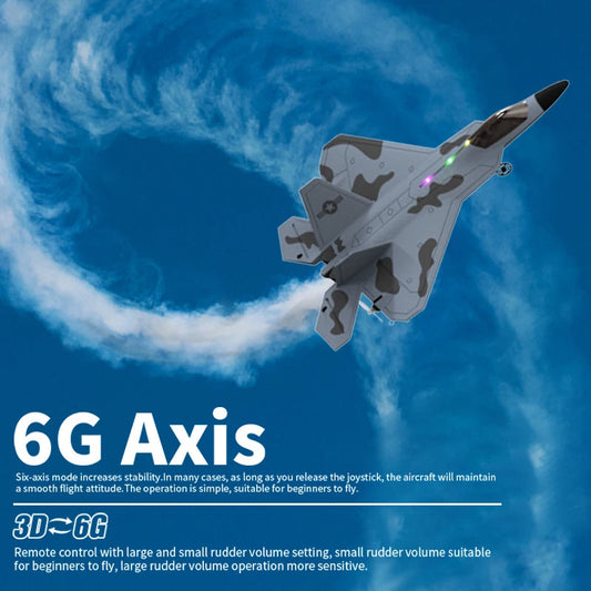 F22 Raptor 2.4G 4CH 3D 6G RC Plane