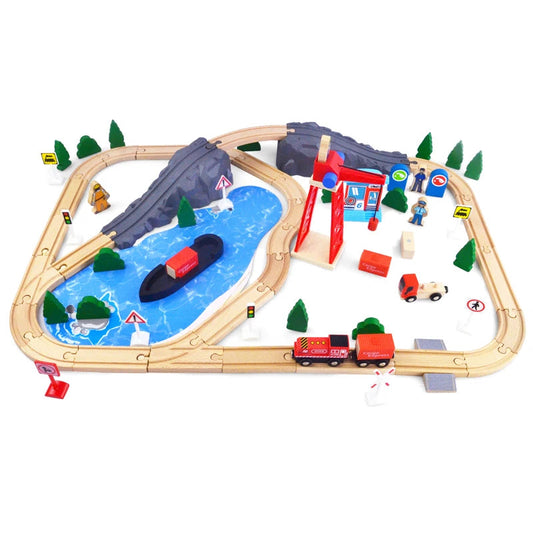 Acooltoy AC7521 | Ferry Port Train Set