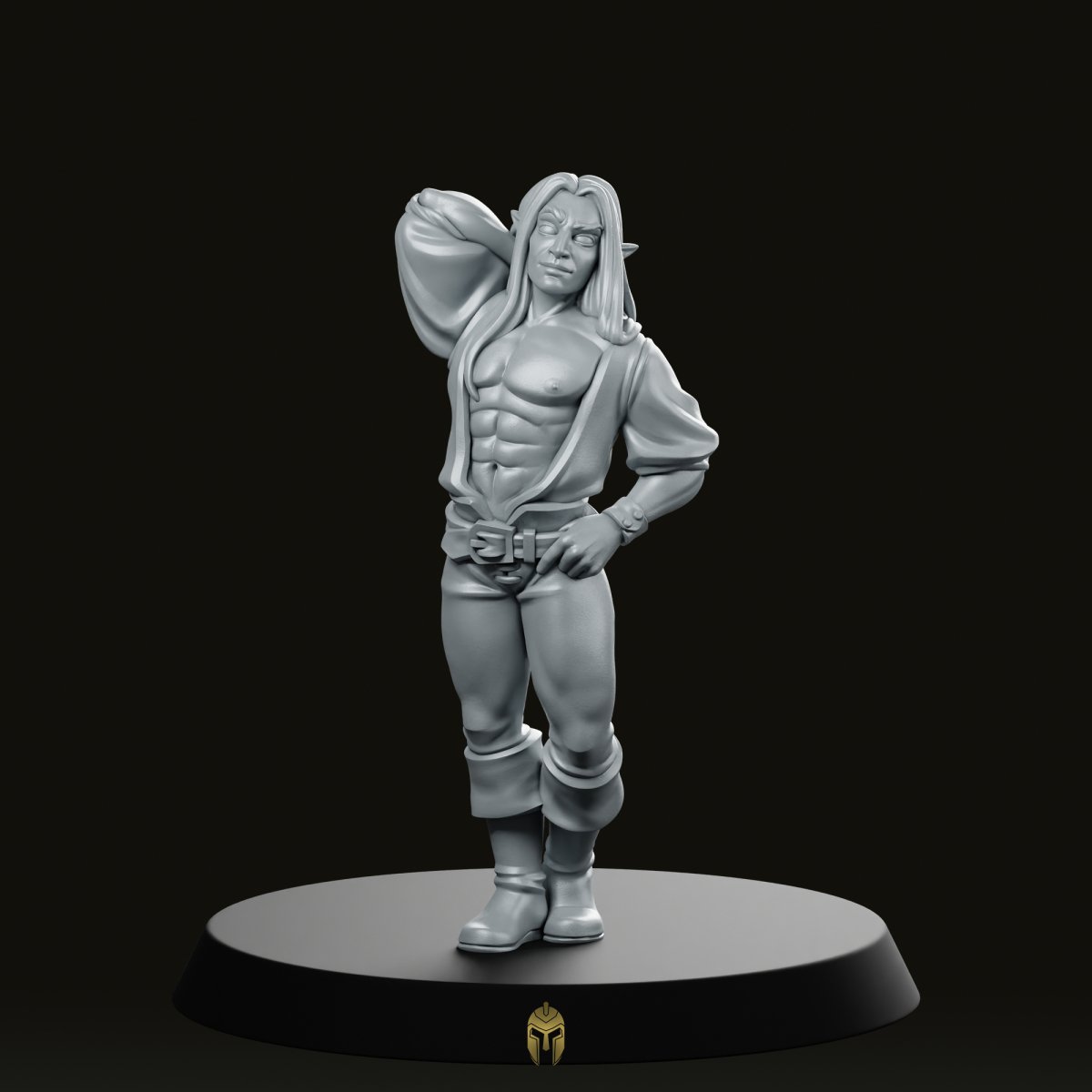 Male Entertainer Fantasy Miniature