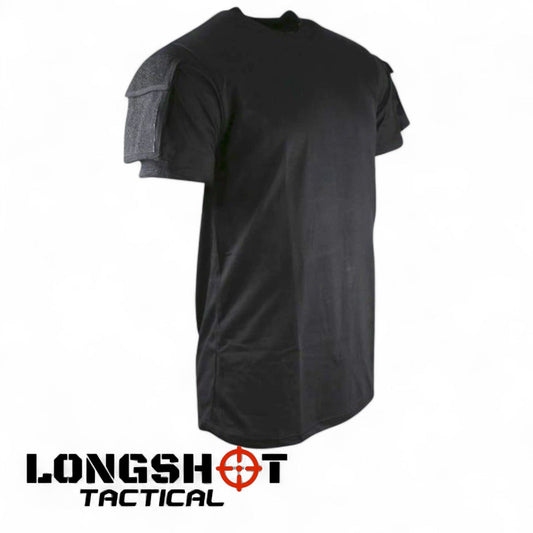 Mens Black Tactical Army T-Shirt