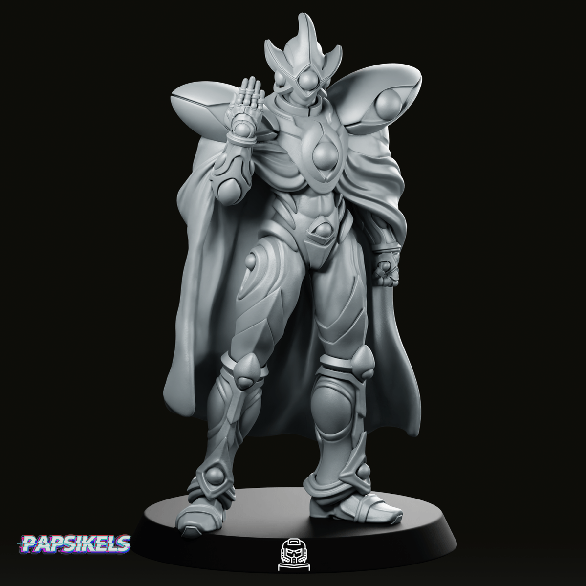 Mysterious Golden Bio Techno Man 1 Miniature