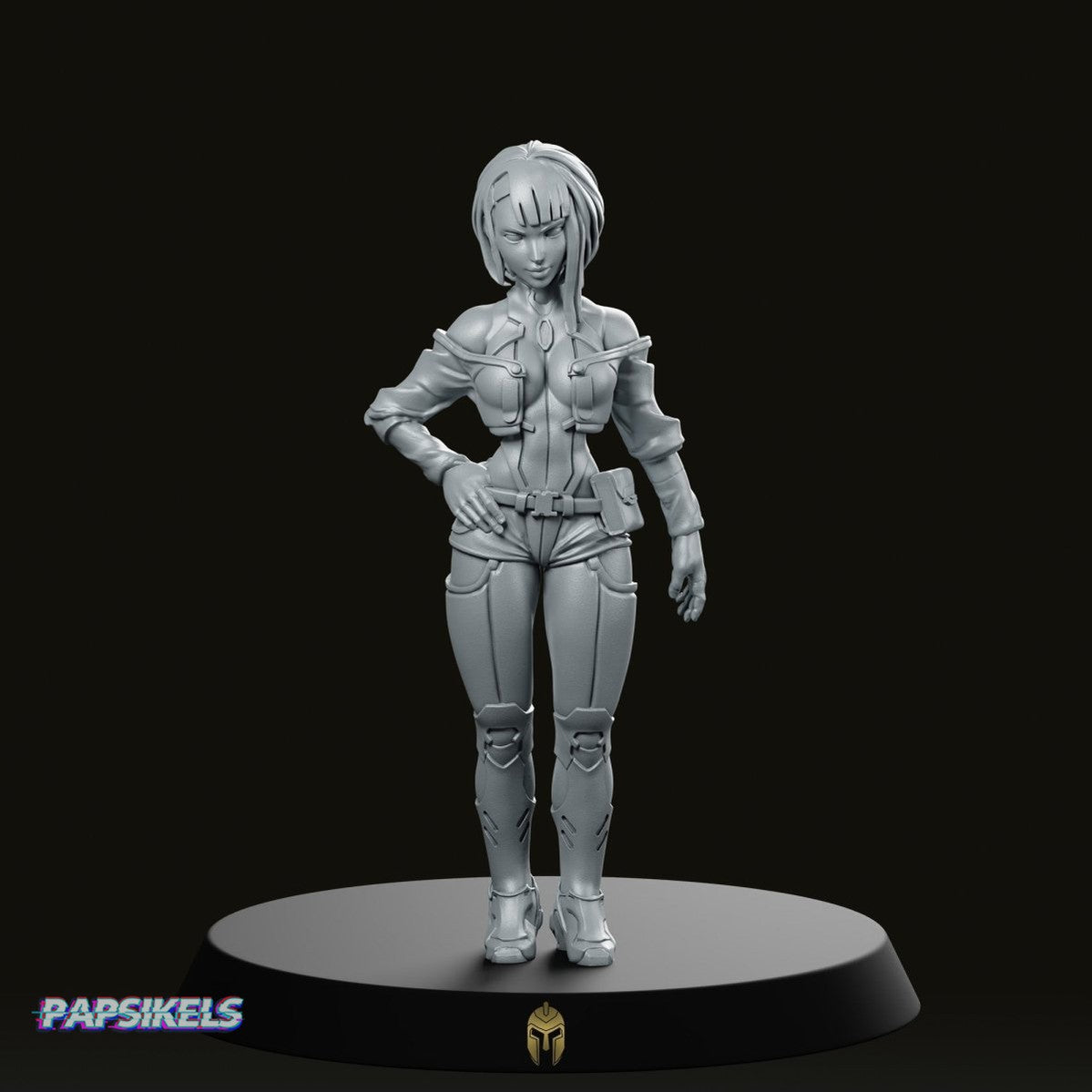 Nancy Netstrider Cyberpunk Miniature