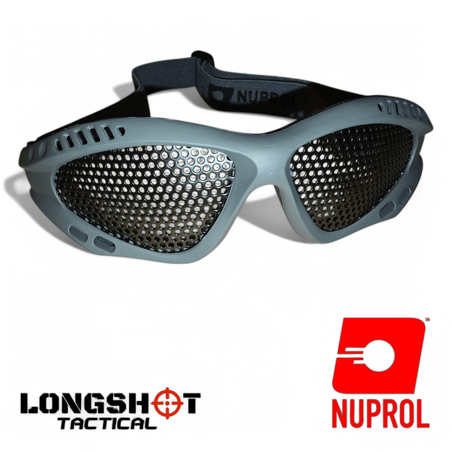 Nuprol Tactical Airsoft Shades Eye Protection - Grey, Small