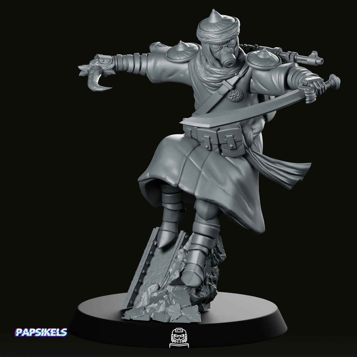 Trench Crusade Pandacan Assassin Miniature