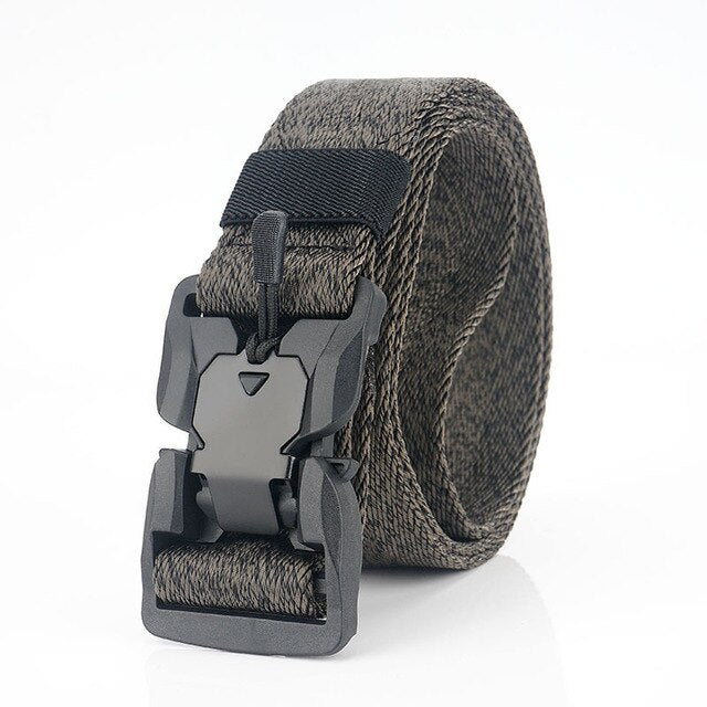 Military Tactical Belt Men Canvas Adjustable Magnetic Head Army Combat Nylon Belts Waistband Heavy Duty Airsoft Gears-1
