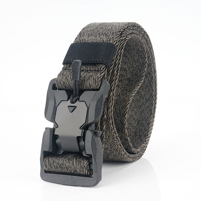 Military Tactical Belt Men Canvas Adjustable Magnetic Head Army Combat Nylon Belts Waistband Heavy Duty Airsoft Gears-0