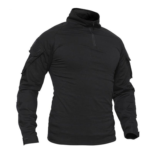 T-shirts Men Navy Military Tactical T-shirts Long Sleeve Combat Army tshirts Quick Dry Multicam Airsoft Man Top Tees-0
