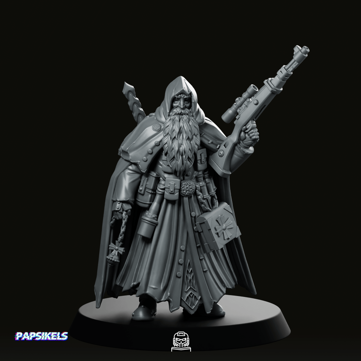 Trench Crusade Quiapo Sniper Priest 2 Miniature