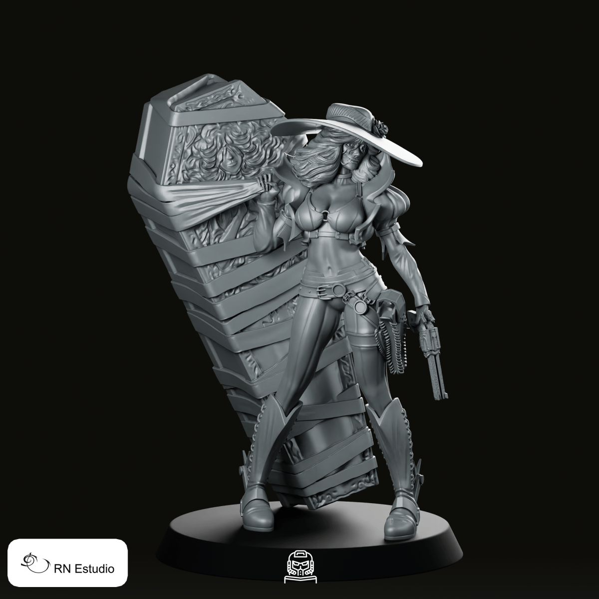 Raven Chrome Cyberpunk 2077 Miniature