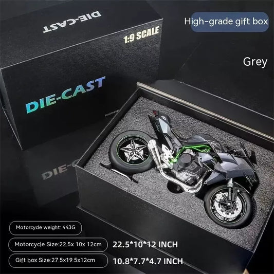 Replica 1:9 Diecast Ninja Motorcycle Model
