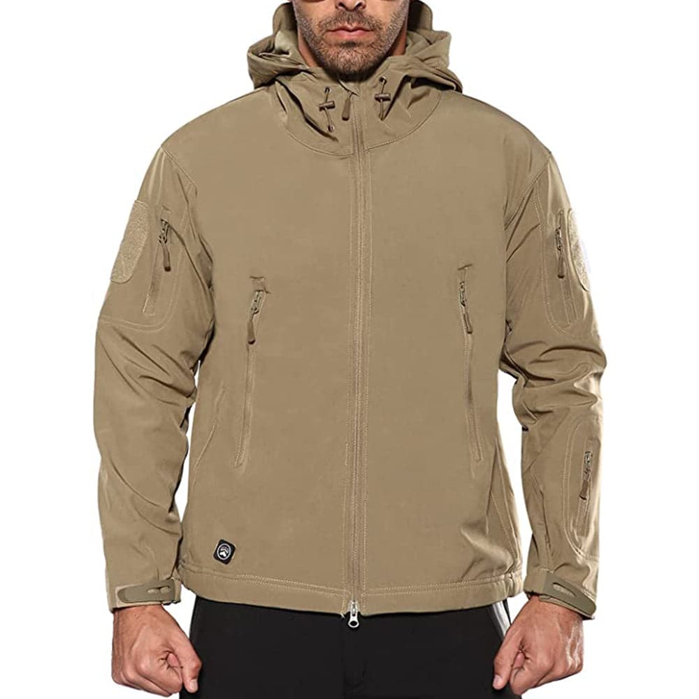 Army Outdoor Tactical Waterproof Softshell Fleece Jacket-9