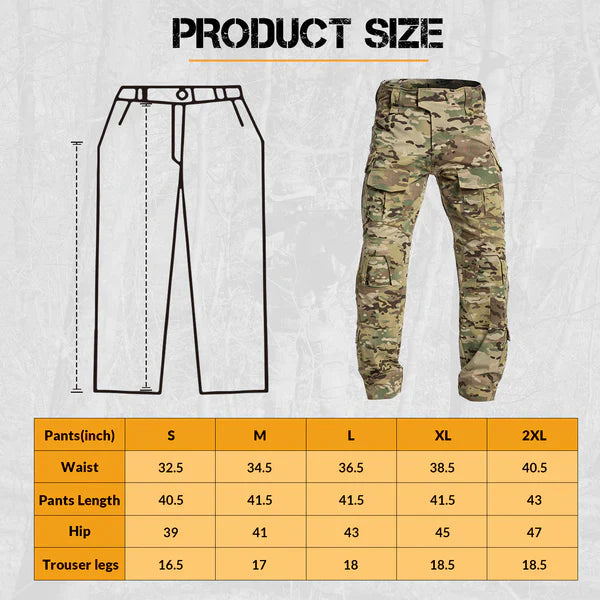 Votagoo Tactical Pants Plain Weave Stretch-Woven Material G3 ALL Weather Combat Pant-2