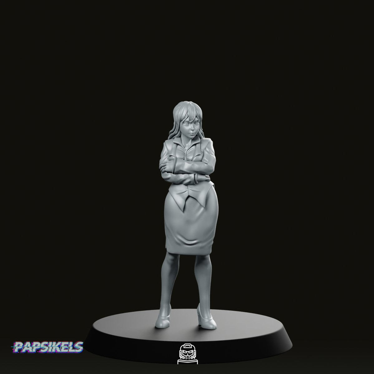 Synthetic Augmented Cybernetic Human Corpo Miniature