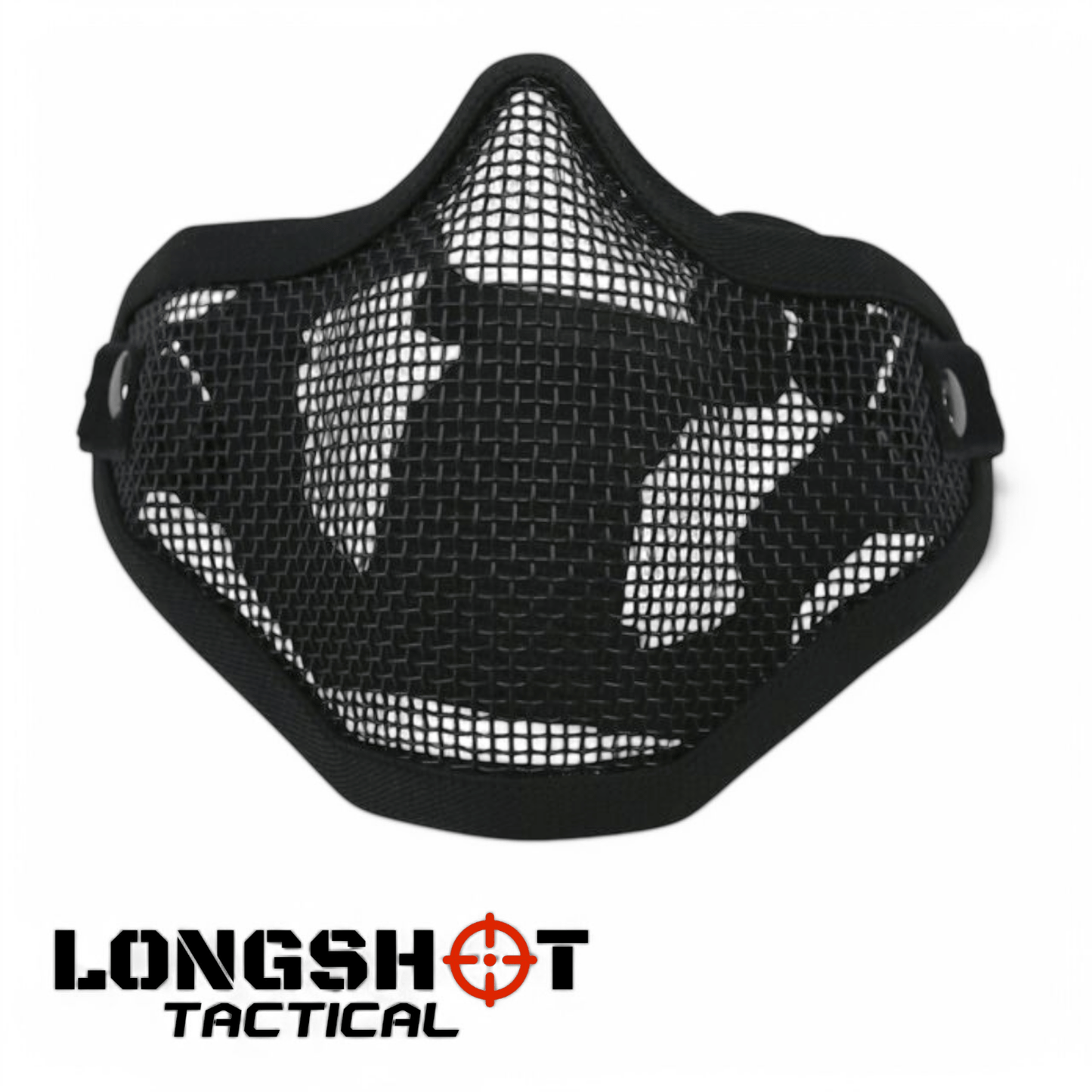 Tactical Airsoft Face Mask – Black