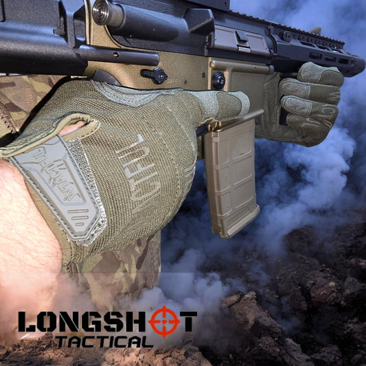 Tactical Airsoft Gloves - Olive Green | Longshot Tactical