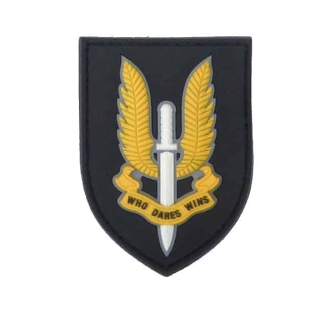 TPB SAS Who Dares Wins Patch (Black & Yellow)
