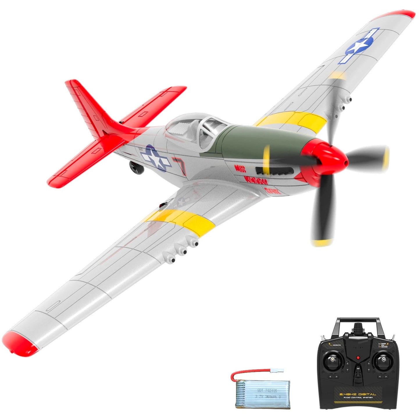 P51 Mustang RC Plane 2.4GHz 4CH RTF