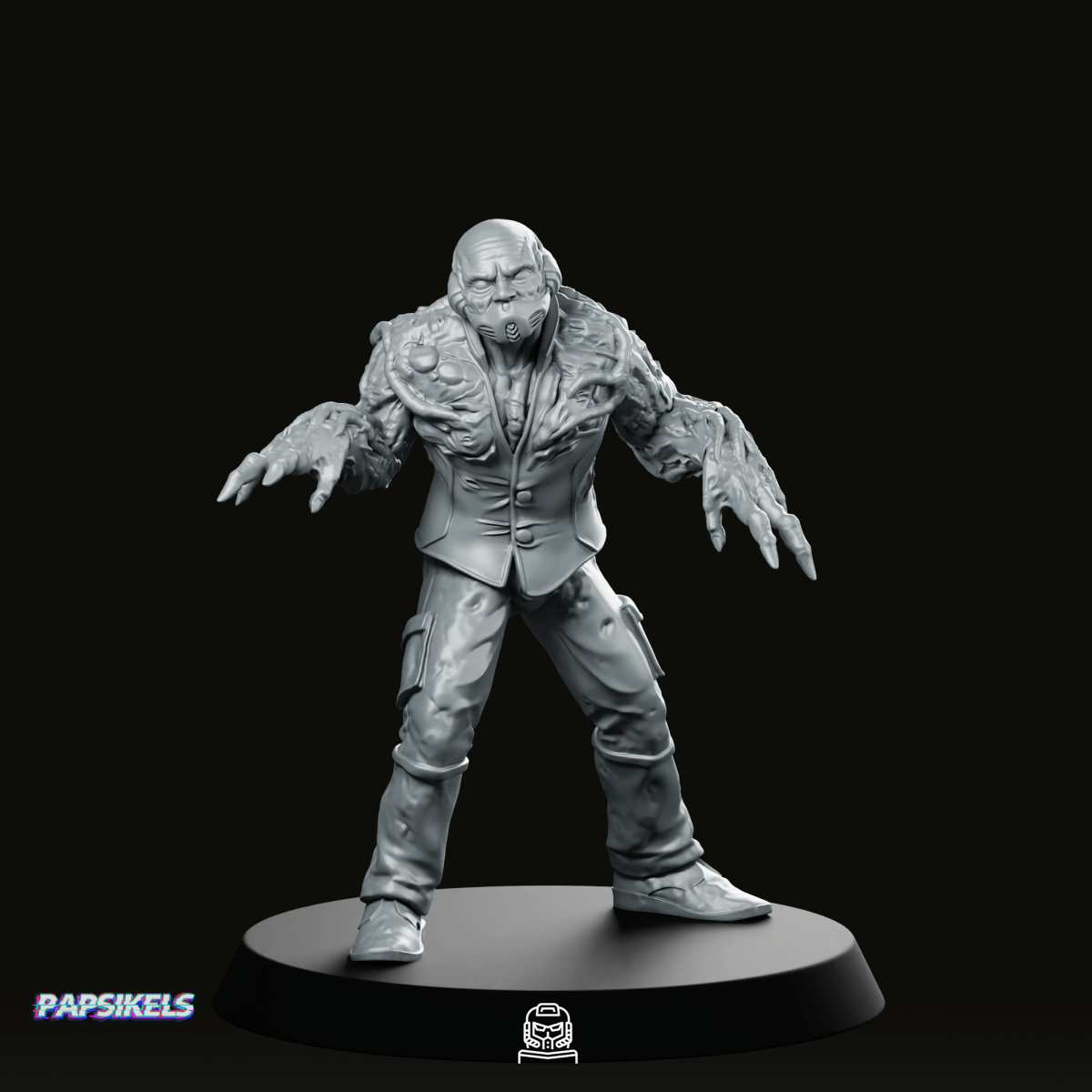 Trench Crusade Voteless Squid Mind Zombie 3 Miniature