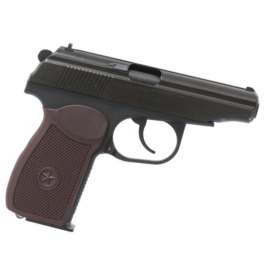 WE Makarov w/ Silencer & Extended Barrel - Brown grip