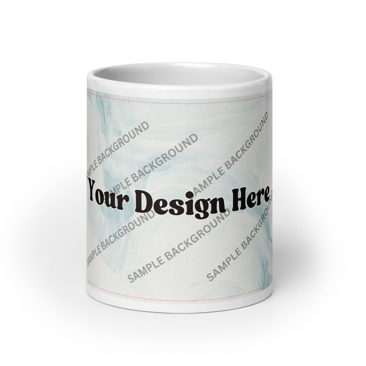 Design Your Own White Glossy Mug