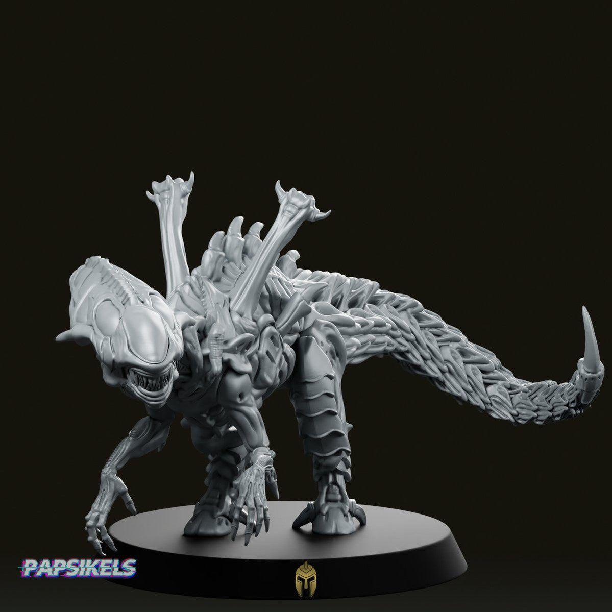 Xeno Parasaurolop Alien Miniature