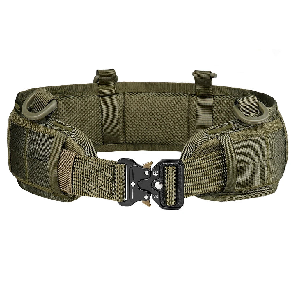 Tactical Padded Belt Airsoft CS Combat Molle Airsoft Belts Tactical Vest Duty Paintball Waist Belt War Game Hunting Accessories