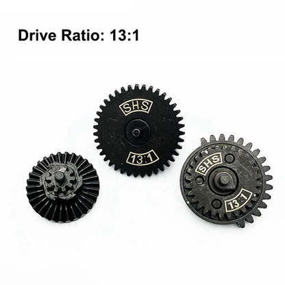 WOWFU-AEG 13:1 Steel CNC Bearing Airsoft Gear Set V2 V3 Gear Box High Speed Gear Set Accessories For Ver.2/3 AEG Gel Blaster Gea