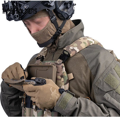 Tactical Phone Case Universal Phone Molle Holder Pouch For Map Navigation Airsoft Hunting Vest Plate Carrier Accessory