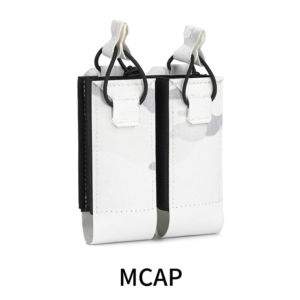 Tactical Mag Pouch .45 Dual Magazines Double Smg Molle Airsoft Mpx P90 Ump45 Hunting Equipment Accessories Wargame Outdoor Vest