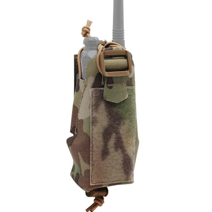Tactical Gridlok Radio Pouch BAOFENG/POFUNG UV5R UV82 Walkie Talkie Bag Molle Intercom Pouch For Hunting Airsoft