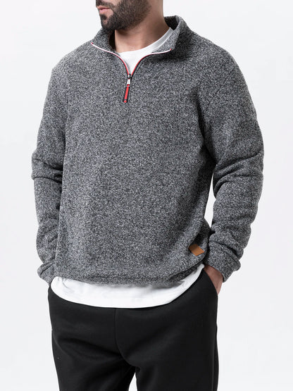 Autum Men's Turtlenecks Sweaters Knitwear Daily Casual Pullovers Solid Color Fleece Warm Sweatshirt Loose Fit Male Streetwear