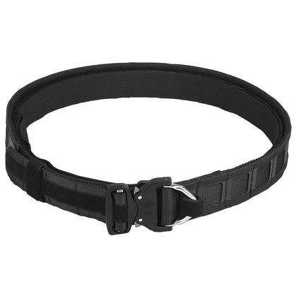Tactical 3 Layer 1.5inch Combat Belt Quick Release Metal Buckle MOLLE Mens Belts Camo Airsoft Shooting Hunting Gear Accessories