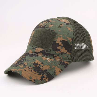 Tactical-Style Patch Hat with Adjustable Strap-9