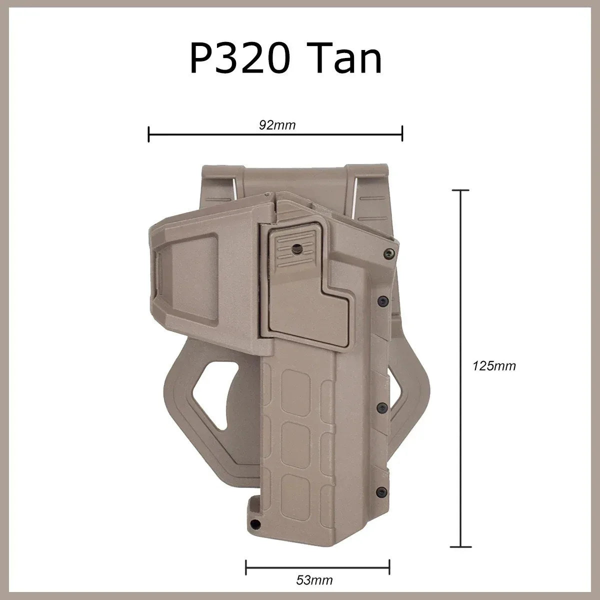 Tactical Classics G*ock 17 18 19 Pistol Holsters for X300 X400 W*apon Flashlight Airsoft Colt M1911 P320 Waist Gun Holster